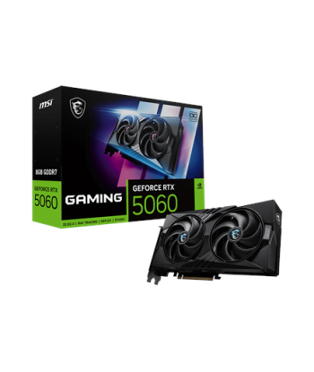 MSI GeForce RTX 5060 8G GAMING OC, NVIDIA, 8 GB, GeForce RTX 5060, GDDR7, HDMI ports quantity 1, PCI Express Gen 5 x16