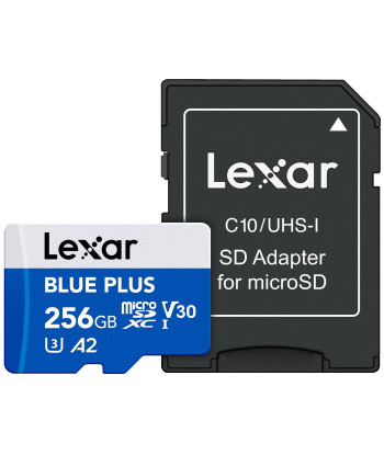 MEMORY MICRO SDXC 256GB UHS-I/W/A LMSBLPL256G-BNANG LEXAR