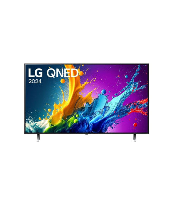 ТВ LG 65" 4K/Smart 3840x2160 Wireless LAN Bluetooth webOS Black 65QNED80T3A