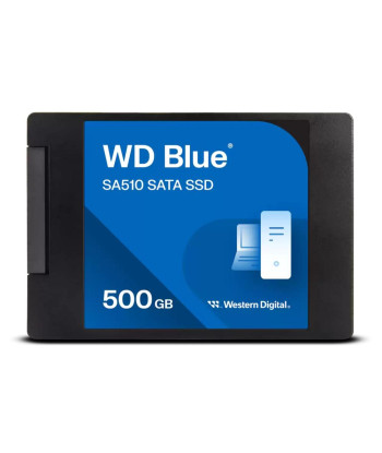 SSD WESTERN DIGITAL Blue SA510 500GB SATA 3.0 Write speed 510 MBytes/sec Read speed 560 MBytes/sec 2,5" TBW 200 TB MTBF