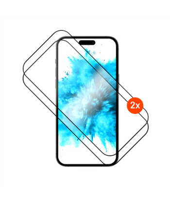 Fixed Screen protector, Apple, iPhone Air, Tempered glass, Black, Full Cover 2.5D