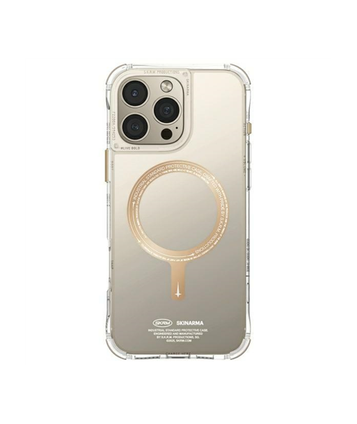Skinarma case Saido iPhone 16 Pro Max 6.9" Magnetic Charging champagne Skinarma case Saido iPhone 16 Pro Max 6.9" Magnetic Charging champagne