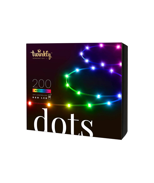 Twinkly Dots RGB LED valgustid 60 (3m, USB, must) - mitmevärviline maagia! Twinkly Dots RGB LED valgustid 60 (3m, USB, must) - mitmevärviline maagia!