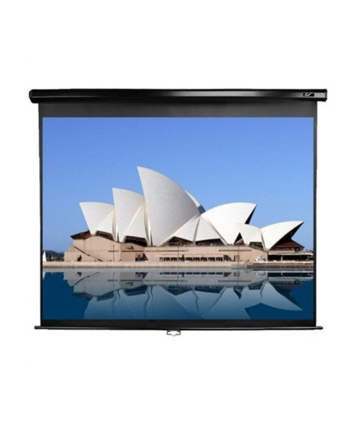 Elite Screens Manual Series M113UWS1 Diagonal 113", 1:1, Viewable screen width (W) 203 cm, Black