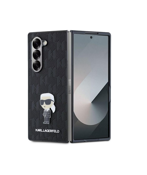 Karl Lagerfeld KLHCZFD6SAPKINPKK Z Fold6F956 black Saffiano Ikonik Pin | Karl Lagerfeld Karl Lagerfeld KLHCZFD6SAPKINPKK Z Fold6F956 black Saffiano Ikonik Pin | Karl Lagerfeld