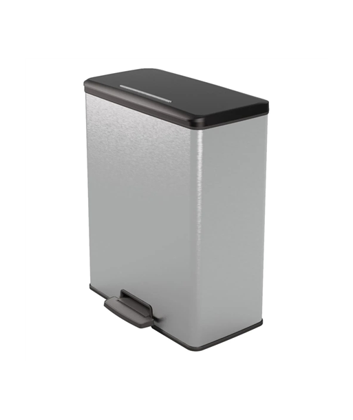Curver Pedal Waste Bin Silver (443822 VidaXL) | Curver Curver Pedal Waste Bin Silver (443822 VidaXL) | Curver
