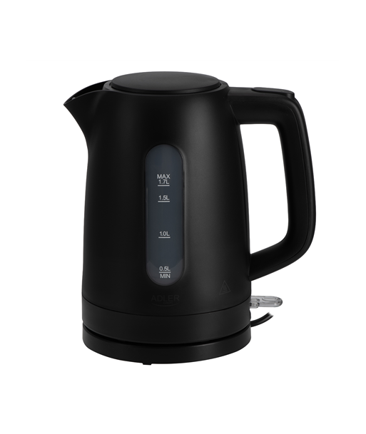Adler, AD 1379b, Electric, 2200 W, 1.7 L, Polypropylene, 360° rotational base, Black