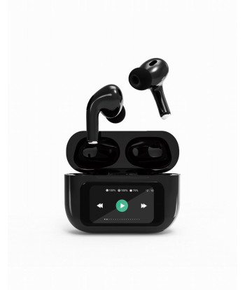 HEADSET BLUETOOTH/TWS-LCD-ANC-01-BK GEMBIRD