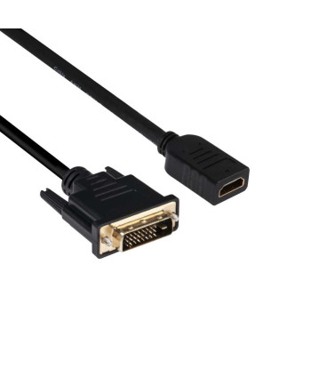 CABLE DVI-D TO HDMI 2M/M/F CAC-1211 CLUB3D