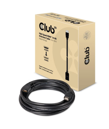 CABLE HDMI TO HDMI 5M/M/F CAC-1320 CLUB3D