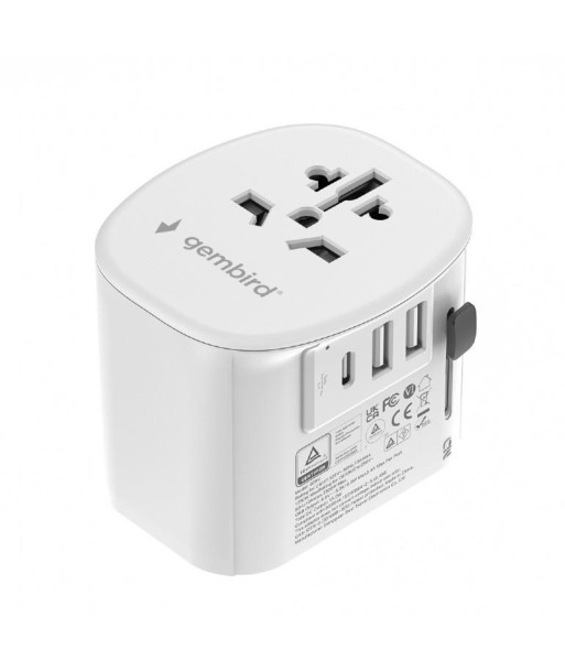 POWER ADAPTER GROUNDED 15W/WHT TPA-EU2A1C15-01-W GEMBIRD POWER ADAPTER GROUNDED 15W/WHT TPA-EU2A1C15-01-W GEMBIRD