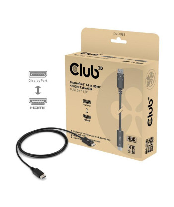 CABLE DP TO HDMI 2M/CAC-1083 CLUB3D