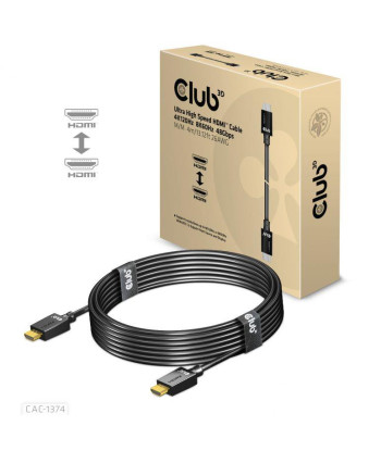 CABLE HDMI TO HDMI 4M/M/M CAC-1374 CLUB3D