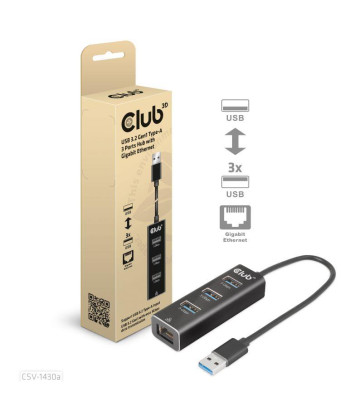 I/O HUB USB3.2 3PORT/CSV-1430A CLUB3D