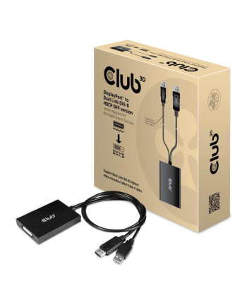 I/O ADAPTER USB TO DVI/DP/M/F CAC-1010-A CLUB3D
