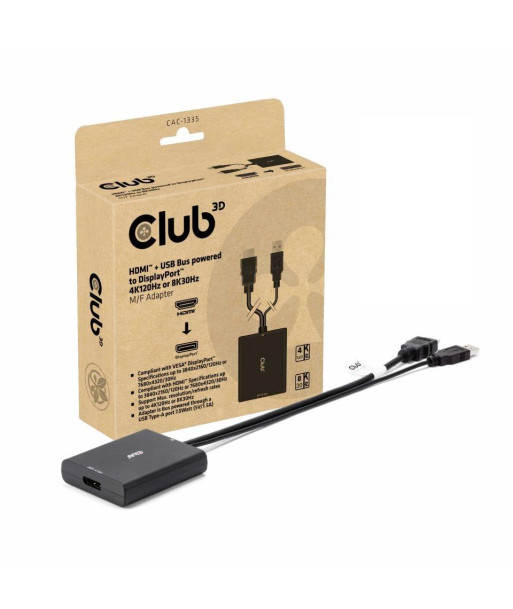 I/O ADAPTER DP TO USB/HDMI/M/F CAC-1335 CLUB3D I/O ADAPTER DP TO USB/HDMI/M/F CAC-1335 CLUB3D