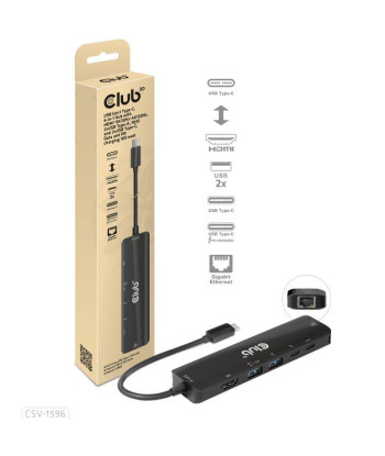 I/O HUB 6IN1 USB-C/CSV-1596 CLUB3D