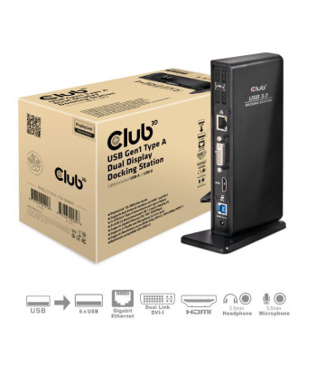 NB ACC DOCKING STATION/USB CSV-3242HD CLUB3D