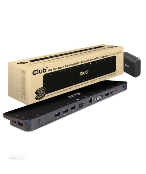 NB ACC DOCKING STATION/USB-C 100W CSV-1565 CLUB3D NB ACC DOCKING STATION/USB-C 100W CSV-1565 CLUB3D