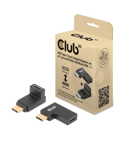 I/O ADAPTER USB-C ANGLED SET/CAC-1528 CLUB3D I/O ADAPTER USB-C ANGLED SET/CAC-1528 CLUB3D