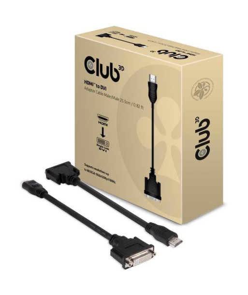 I/O ADAPTER HDMI TO DVI-D/CAC-HMD-DFD CLUB3D I/O ADAPTER HDMI TO DVI-D/CAC-HMD-DFD CLUB3D