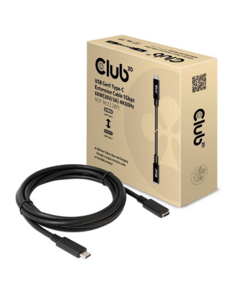 CABLE USB-C TO USB-C 1M/M/F CAC-1531 CLUB3D