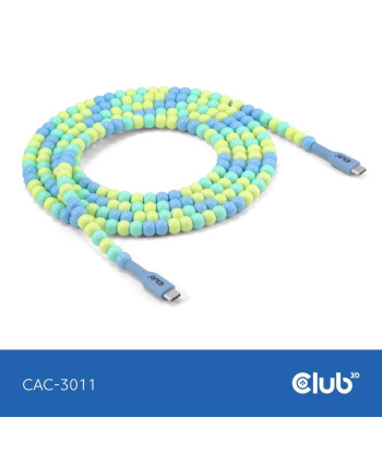 CABLE USB-C TO USB-C/BLUE CAC-3011 CLUB3D