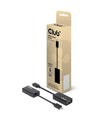 I/O ADAPTER USB-C TO VGA/M/F CAC-1502 CLUB3D