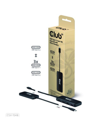 I/O HUB USB-C 4PORT/CSV-1548 CLUB3D