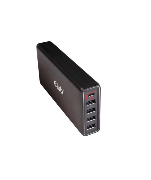 MOBILE CHARGER WALL 5P + CABLE/USB 111W CAC-1903EU CLUB3D