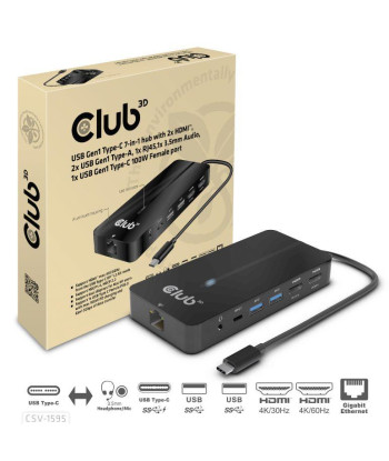 I/O HUB 7IN1 USB-C/100W CSV-1595 CLUB3D