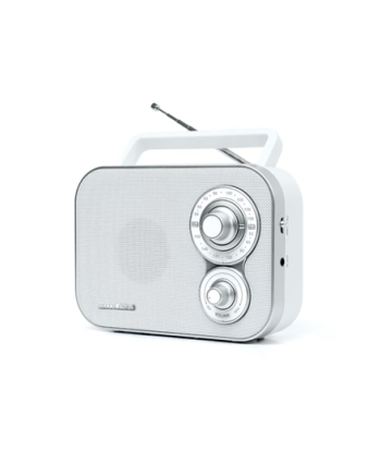 Muse, Portable Radio, M-051RW, AUX in, White