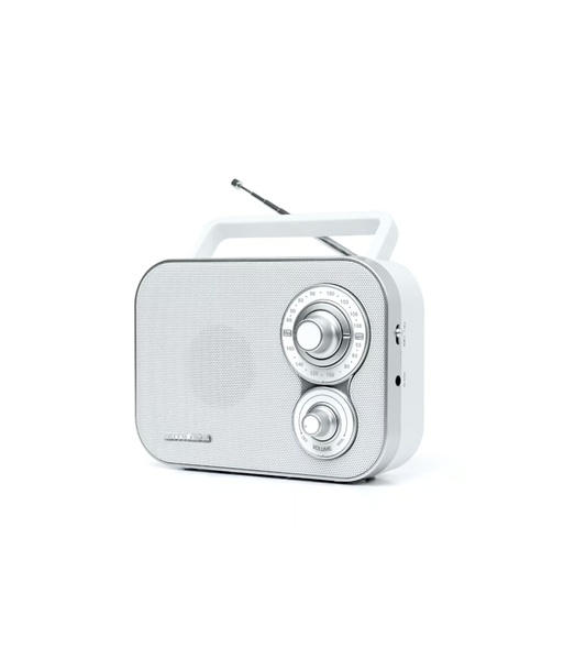 Muse, Portable Radio, M-051RW, AUX in, White