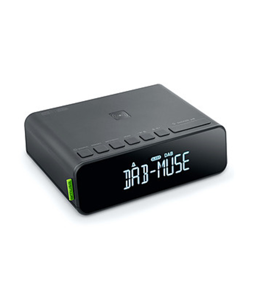 Muse, Alarm function, M-175 WI, AUX in, Alarm Clock, Black