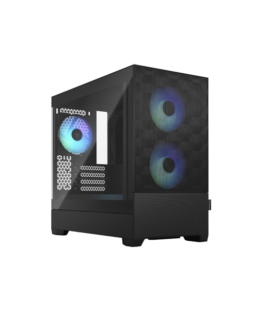 Fractal Design, Pop Mini Air RGB, Side window, Black TG Clear Tint, mATX, Mini ITX, Power supply included No, ATX