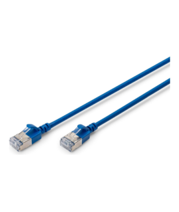 Digitus CAT 6A F-FTP Slim Patch Cable, 0.5 m | DK-1632-A-005S-B | Blue