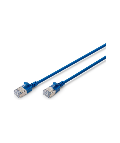 Digitus CAT 6A F-FTP Slim Patch Cable, 0.5 m | DK-1632-A-005S-B | Blue Digitus CAT 6A F-FTP Slim Patch Cable, 0.5 m | DK-1632-A-005S-B | Blue