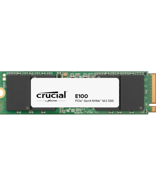 SSD CRUCIAL E100 2TB M.2 NVMe Write speed 4500 MBytes/sec Read speed 5000 MBytes/sec CT2000E100SSD8 SSD CRUCIAL E100 2TB M.2 NVMe Write speed 4500 MBytes/sec Read speed 5000 MBytes/sec CT2000E100SSD8