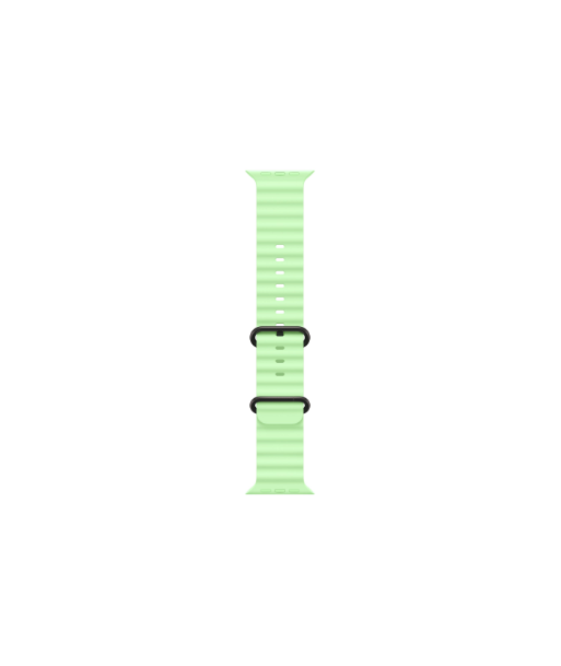 Apple 49mm Neon Green Ocean Band - Black Titanium Finish Apple 49mm Neon Green Ocean Band - Black Titanium Finish