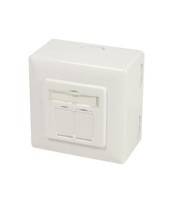 Logilink NP0124 Cat.6A Wall Outlet STP, White