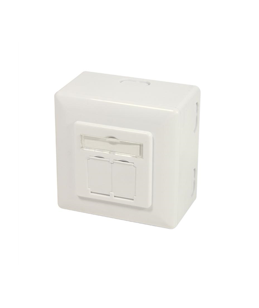 Logilink NP0124 Cat.6A Wall Outlet STP, White