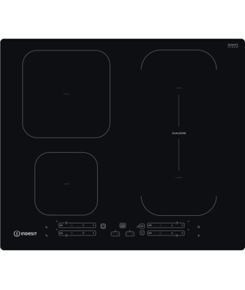 Pliidiplaat INDESIT, IB 65B60 NE, Induction, Number of burners/cooking zones 4, Touch, Timer, Black