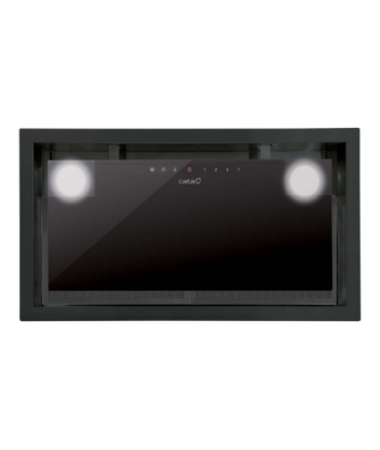 Õhupuhasti CATA, GC DUAL A 75 XGBK, Canopy, Energy efficiency class A, Width 79.2 cm, 820 m³/h, Touch control, LED, Black glass