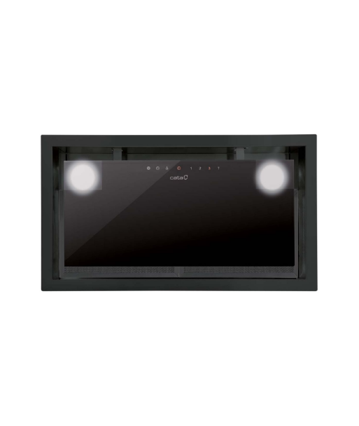 Õhupuhasti CATA, GC DUAL A 75 XGBK, Canopy, Energy efficiency class A, Width 79.2 cm, 820 m³/h, Touch control, LED, Black glass