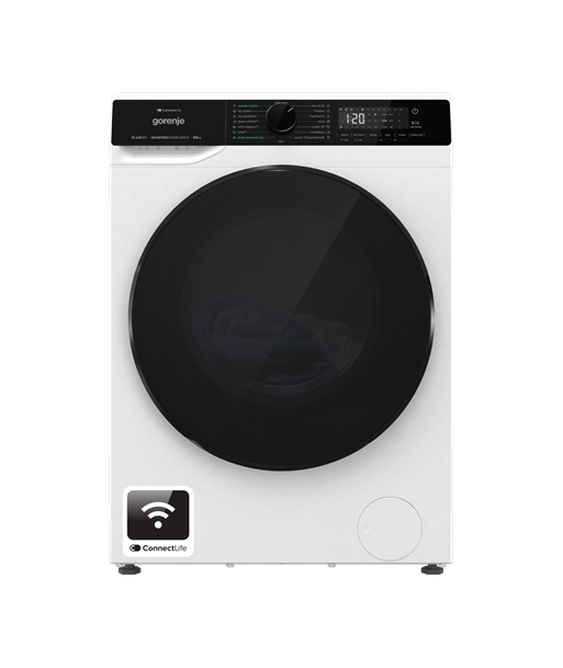 Gorenje, WD2PA964ADW, Energy efficiency class A/D, Front loading, Washing capacity 9 kg, 1400 RPM