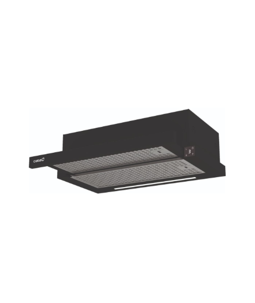 Cata Built-in TFH 6430 GBK /B Width 59,8cm, Max 391,5 m³/h, LED, Black | CATA