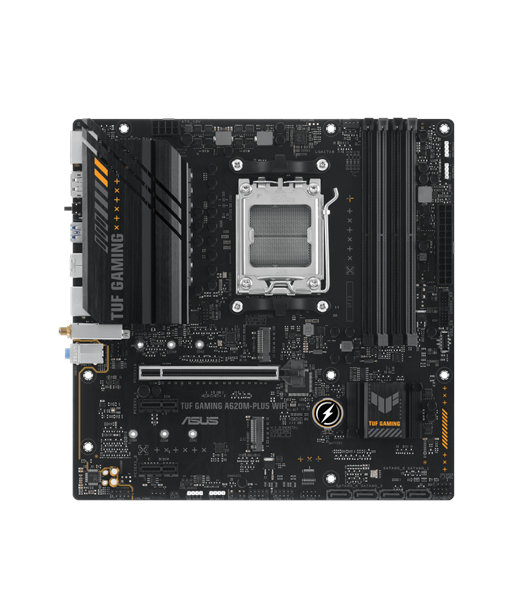 Asus TUF GAMING A620M-PLUS WIFI Processor family AMD, Processor socket AM5, DDR5 DIMM, Memory slots 4, Supported hard disk