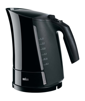 Braun, WK 300, 2200 W, 1.7 L, Plastic, 360° rotational base, Black