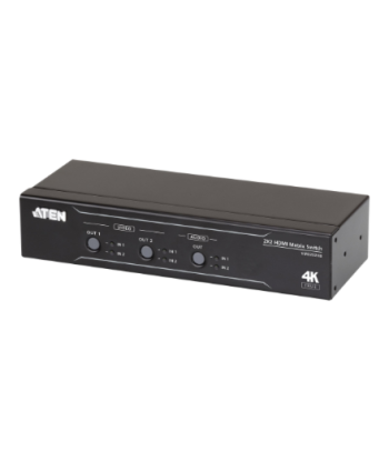 Aten 2x2 True 4K HDMI Matrix Switch with Audio De-Embedder | VM0202HB
