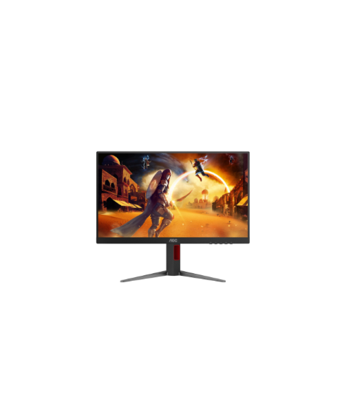 AOC, 24G4HA, 24", Fast IPS, FHD, 16:9, 200 Hz, 0.5 ms, 1920 x 1080 pixels, 300 cd/m², HDMI ports quantity 2, Black, Red